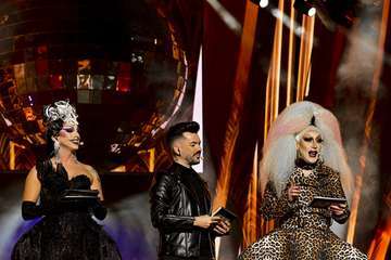 Ácrux y Kinegua, dos drags de Telde en la final de la gala para elegir la Reinona del carnaval capitalino/Lpacarnaval.