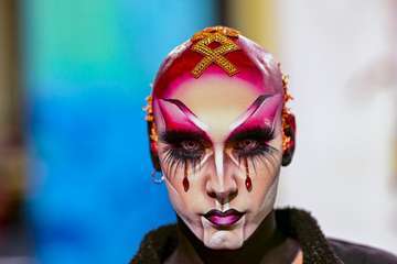 Ácrux y Kinegua, dos drags de Telde en la final de la gala para elegir la Reinona del carnaval capitalino/Lpacarnaval.