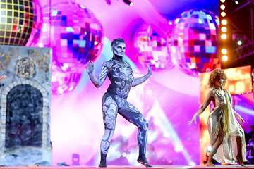 Tapicería Peñate, de Telde, se lleva el tercer premio del concurso de Maquillaje Corporal de 'Studio 54'/Lpcarnaval.