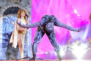 Tapicería Peñate, de Telde, se lleva el tercer premio del concurso de Maquillaje Corporal de 'Studio 54'/Lpcarnaval.