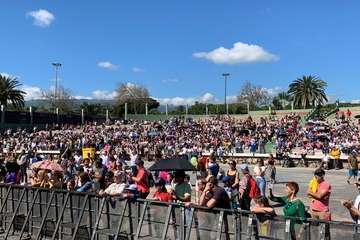 El Festival Holi da un toque multicolor al Carnaval Infantil de Telde/TA.