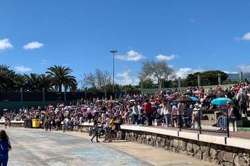 El Festival Holi da un toque multicolor al Carnaval Infantil de Telde/TA.