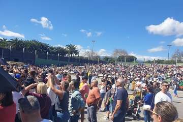 El Festival Holi da un toque multicolor al Carnaval Infantil de Telde/TA.