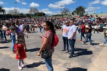 El Festival Holi da un toque multicolor al Carnaval Infantil de Telde/TA.