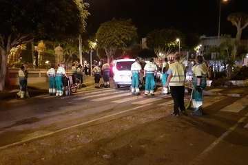 La multitudinaria cabalgata deja 8 toneladas de residuos en las calles de Telde/TA.
