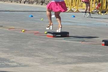 Carrera de Tacones del Carnaval de Telde 2023/TA e Ildefonso Rodríguez.