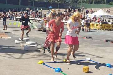 Carrera de Tacones del Carnaval de Telde 2023/TA e Ildefonso Rodríguez.