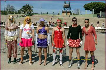 Carrera de Tacones del Carnaval de Telde 2023/TA e Ildefonso Rodríguez.