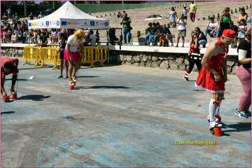 Carrera de Tacones del Carnaval de Telde 2023/TA e Ildefonso Rodríguez.