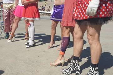 Carrera de Tacones del Carnaval de Telde 2023/TA e Ildefonso Rodríguez.