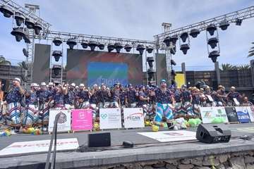 Carrera de Tacones del Carnaval de Telde 2023/TA e Ildefonso Rodríguez.