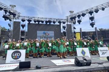 Carrera de Tacones del Carnaval de Telde 2023/TA e Ildefonso Rodríguez.