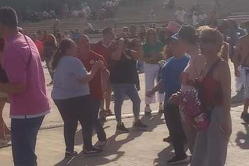 Carrera de Tacones del Carnaval de Telde 2023/TA e Ildefonso Rodríguez.