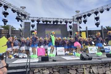 Carrera de Tacones del Carnaval de Telde 2023/TA e Ildefonso Rodríguez.