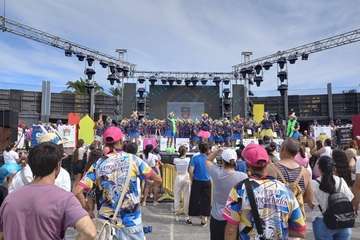 Carrera de Tacones del Carnaval de Telde 2023/TA e Ildefonso Rodríguez.