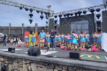 Carrera de Tacones del Carnaval de Telde 2023/TA e Ildefonso Rodríguez.