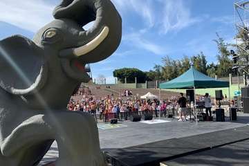 Carrera de Tacones del Carnaval de Telde 2023/TA e Ildefonso Rodríguez.