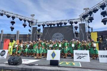 Carrera de Tacones del Carnaval de Telde 2023/TA e Ildefonso Rodríguez.