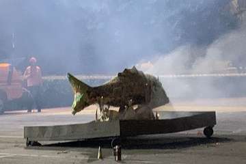 La quema de la sardina pone fin al Carnaval más bollywoodiense de Telde/TA.