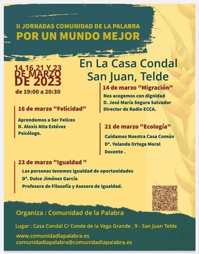 La sesiones se imparten en la Casa Condal de San Juan / TA