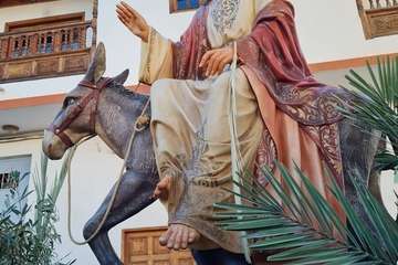 Procesión de La Burrita y concierto de música sacra en Lomo Magullo (Telde)/TA e Ildefonso Rodríguez.