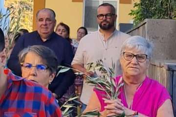 Procesión de La Burrita y concierto de música sacra en Lomo Magullo (Telde)/TA e Ildefonso Rodríguez.