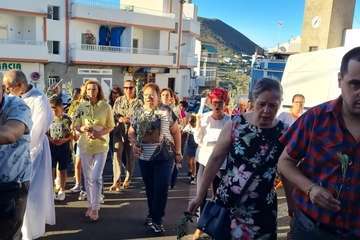 Procesión de La Burrita y concierto de música sacra en Lomo Magullo (Telde)/TA e Ildefonso Rodríguez.