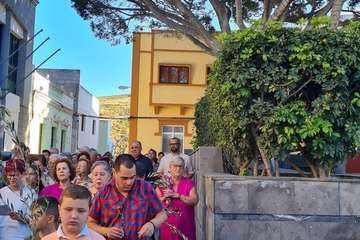 Procesión de La Burrita y concierto de música sacra en Lomo Magullo (Telde)/TA e Ildefonso Rodríguez.