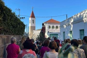 Procesión de La Burrita y concierto de música sacra en Lomo Magullo (Telde)/TA e Ildefonso Rodríguez.