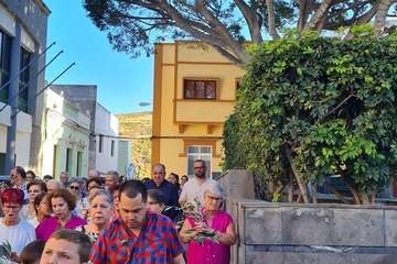Procesión de La Burrita y concierto de música sacra en Lomo Magullo (Telde)/TA e Ildefonso Rodríguez.