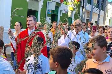 Procesión de La Burrita y concierto de música sacra en Lomo Magullo (Telde)/TA e Ildefonso Rodríguez.