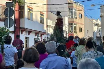 Procesión de La Burrita y concierto de música sacra en Lomo Magullo (Telde)/TA e Ildefonso Rodríguez.