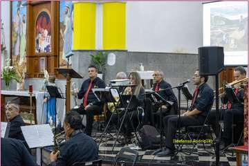 Procesión de La Burrita y concierto de música sacra en Lomo Magullo (Telde)/TA e Ildefonso Rodríguez.