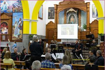 Procesión de La Burrita y concierto de música sacra en Lomo Magullo (Telde)/TA e Ildefonso Rodríguez.