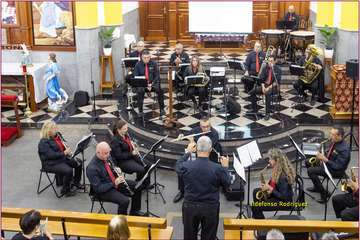 Procesión de La Burrita y concierto de música sacra en Lomo Magullo (Telde)/TA e Ildefonso Rodríguez.