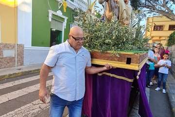Procesión de La Burrita y concierto de música sacra en Lomo Magullo (Telde)/TA e Ildefonso Rodríguez.