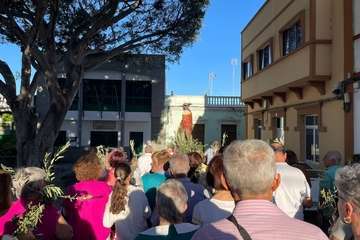 Procesión de La Burrita y concierto de música sacra en Lomo Magullo (Telde)/TA e Ildefonso Rodríguez.