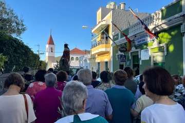 Procesión de La Burrita y concierto de música sacra en Lomo Magullo (Telde)/TA e Ildefonso Rodríguez.