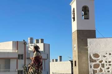 Procesión de La Burrita y concierto de música sacra en Lomo Magullo (Telde)/TA e Ildefonso Rodríguez.
