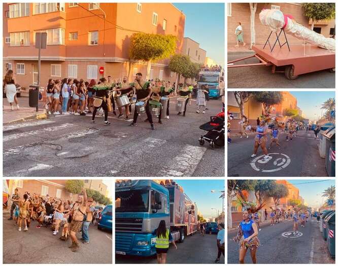 Imágenes del evento carnavalero de Las Huesas/TA.