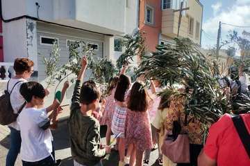 El Calero se suma a la celebración del Domingo de Ramos/TA.
