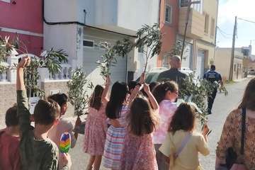 El Calero se suma a la celebración del Domingo de Ramos/TA.