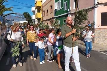 El Calero se suma a la celebración del Domingo de Ramos/TA.