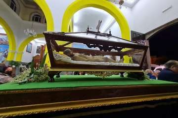 Procesión del Santo Entierro en Lomo Magullo/TA.