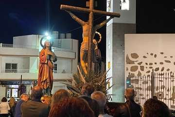 Procesión del Santo Entierro en Lomo Magullo/TA.