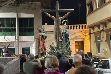 Procesión del Santo Entierro en Lomo Magullo/TA.