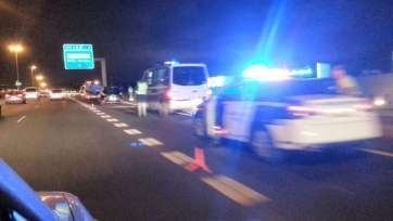 Imagen de un accidente en la GC-1 (Foto TA)