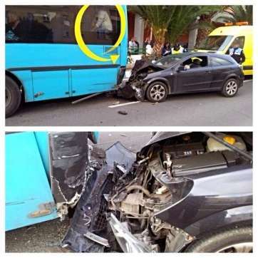 Imágenes del accidente (Foto TA)