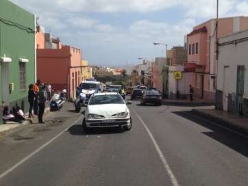 Imagen de archivo de un accidente en El Calero (Foto TA)
