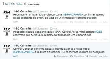 Información sobre el supuesto accidente aéreo (Foto TA)